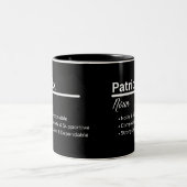 Tasse 2 Couleurs Patrick Boy Personalized Name Definition (Centre)