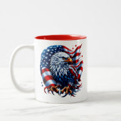 Tasse 2 Couleurs Patriotique (Gauche)