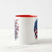 Tasse 2 Couleurs Patriotique (Centre)