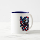 Tasse 2 Couleurs Patriotique (Devant droit)