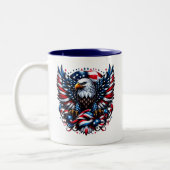 Tasse 2 Couleurs Patriotique (Gauche)