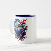Tasse 2 Couleurs Patriotique (Devant gauche)