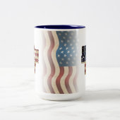Tasse 2 Couleurs Patriotique Juillet 4 (Centre)