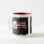 Tasse 2 Couleurs Patriotisme juste (Devant gauche)