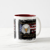 Tasse 2 Couleurs Patriotisme juste (Devant droit)