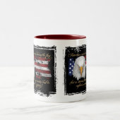 Tasse 2 Couleurs Patriotisme juste (Centre)