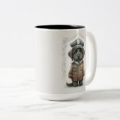 Tasse 2 Couleurs Patrouille Paw...Garder la communauté en sécurité (Devant droit)