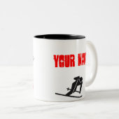 Tasse 2 Couleurs Patrouille - votre station de vacances (Devant droit)