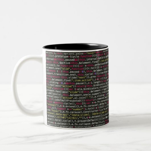 Tasse 2 Couleurs Patters de Developer (Gauche)