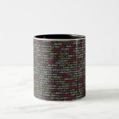 Tasse 2 Couleurs Patters de Developer (Centre)
