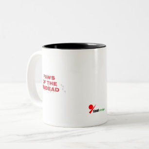 Tasse 2 Couleurs Pattes des morts   Pour les parents d'animaux
