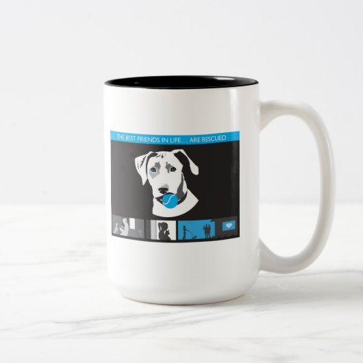 Tasse 2 Couleurs Pattes d'opération pour la délivrance de chien de (Droit)