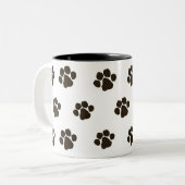 Tasse 2 Couleurs Pattes d'ours (Devant gauche)