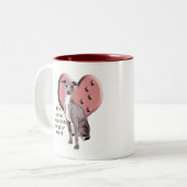 Tasse 2 Couleurs pattes grises italiennes (Devant gauche)