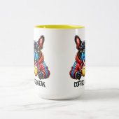 Tasse 2 Couleurs Pause Café  (Centre)