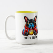 Tasse 2 Couleurs Pause Café  (Gauche)