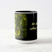 Tasse 2 Couleurs Pause café abeille très occupée (Centre)