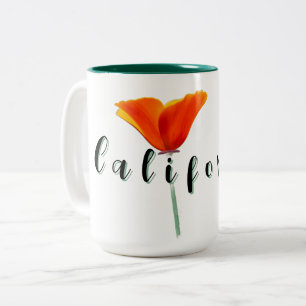 Tasse 2 Couleurs Pavot de Californie