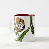 Tasse 2 Couleurs Pavots (Devant gauche)