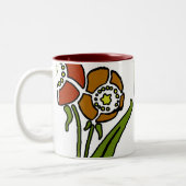 Tasse 2 Couleurs Pavots (Gauche)