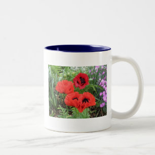 TASSE 2 COULEURS PAVOTS !