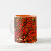 Tasse 2 Couleurs Pavots commémoratifs (Devant gauche)