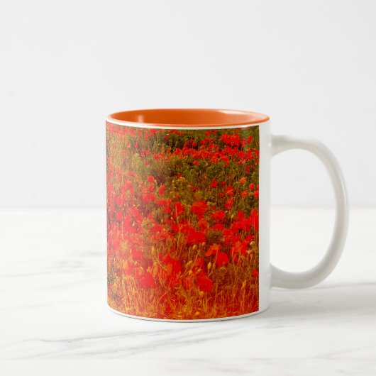 Tasse 2 Couleurs Pavots commémoratifs (Droit)