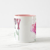 Tasse 2 Couleurs Pavots roses (Centre)