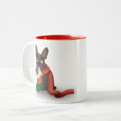 Tasse 2 Couleurs Pax et Huey Christmas Stocking (Devant gauche)