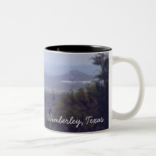 Tasse 2 Couleurs Pays de colline du Texas (Droit)