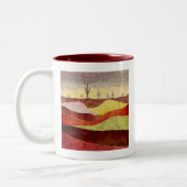 Tasse 2 Couleurs Paysage de cactus du désert (Gauche)