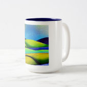 Tasse 2 Couleurs Paysage de Green Hills (Devant droit)