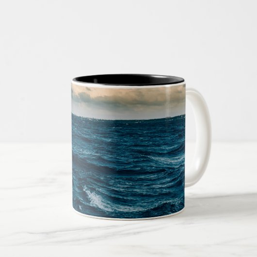 Tasse 2 Couleurs Paysage de la mer (Devant droit)