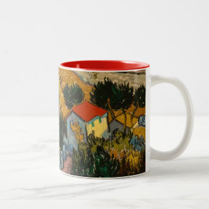 Tasse 2 Couleurs Paysage de Vincent van Gogh avec la Chambre et