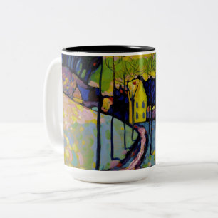 Tasse 2 Couleurs Paysage d'hiver par Wassily Kandinsky