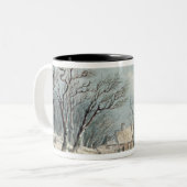 Tasse 2 Couleurs Paysage : Hiver (Devant gauche)