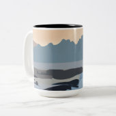 Tasse 2 Couleurs Paysage naturel Ocean Sea Sky (Devant gauche)