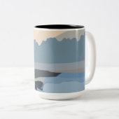 Tasse 2 Couleurs Paysage naturel Ocean Sea Sky (Devant droit)