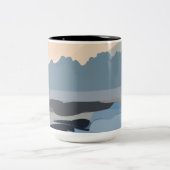 Tasse 2 Couleurs Paysage naturel Ocean Sea Sky (Centre)