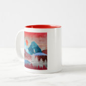Tasse 2 Couleurs Paysage Silver Eagle (Devant gauche)