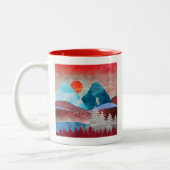 Tasse 2 Couleurs Paysage Silver Eagle (Gauche)