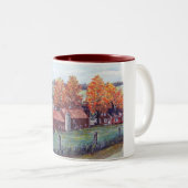 Tasse 2 Couleurs Paysage-tasse du Wisconsin (Devant droit)
