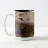 Tasse 2 Couleurs Paysage tropical avec dix colibris (Gauche)
