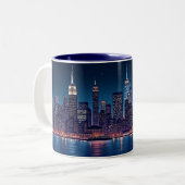 Tasse 2 Couleurs Paysage urbain (Devant gauche)