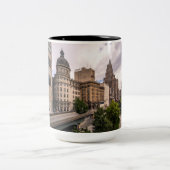 Tasse 2 Couleurs paysage urbain (Centre)