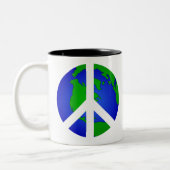 Tasse 2 Couleurs Peace World Peace (Gauche)