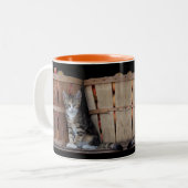 Tasse 2 Couleurs Peachs Kitten (Devant gauche)