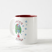Tasse 2 Couleurs Peacock (Devant gauche)