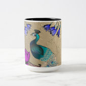 Tasse 2 Couleurs Peacock En Or (Centre)