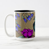 Tasse 2 Couleurs Peacock En Or (Gauche)